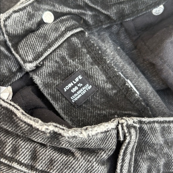 ZARA High Rise Straight Leg Jeans – Size 4 Regular | Black Denim | - Picture 6 of 9